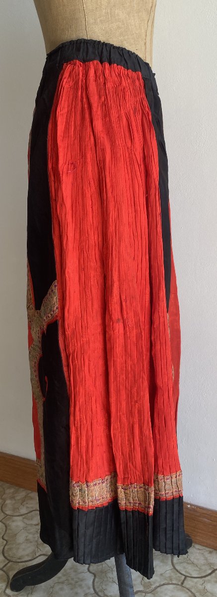 Jupe de costume traditionnel roumain – fin XIXe siècle (Oltenie / Valachie)-photo-2