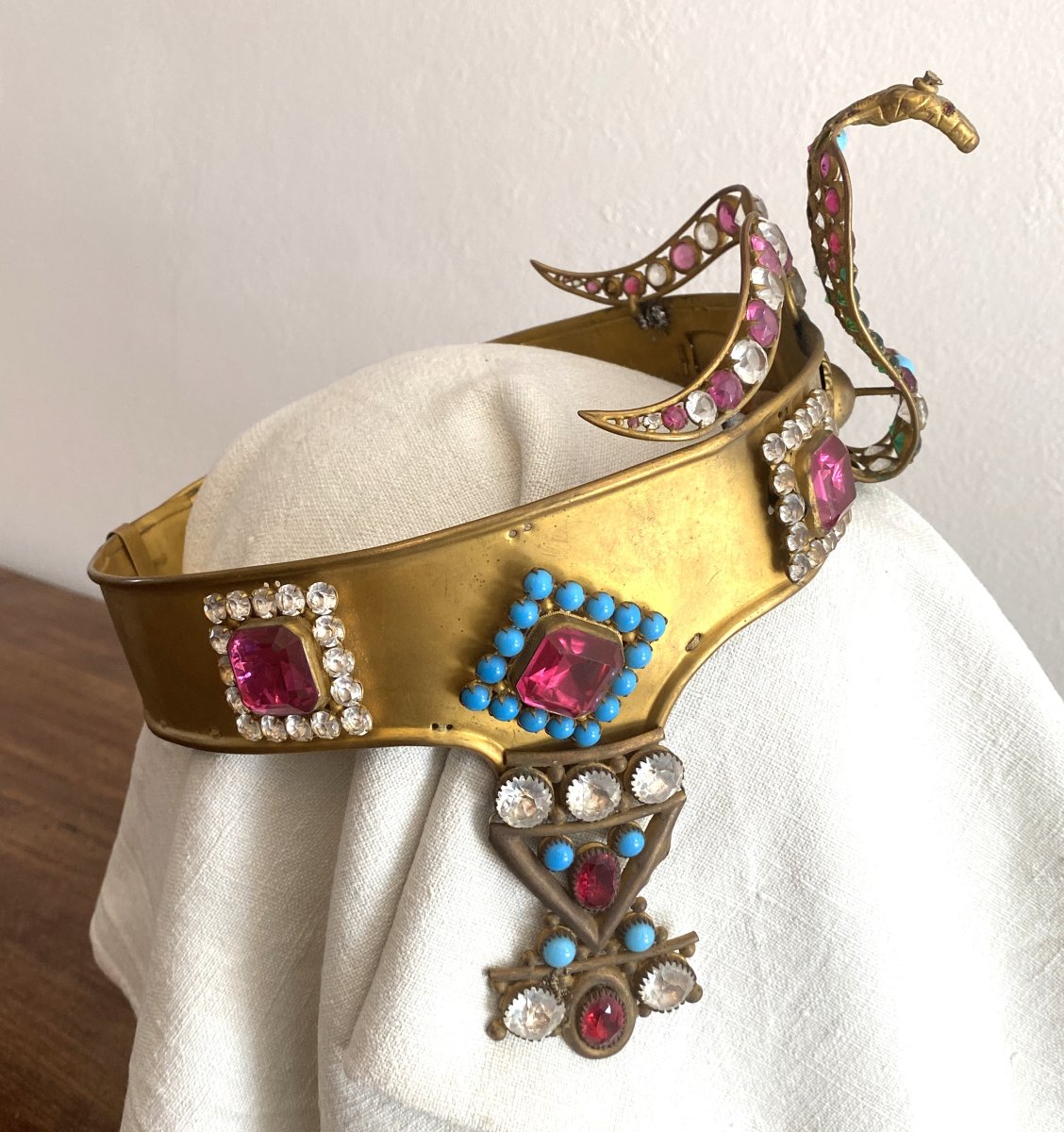 Accessoires de costume de théâtre ou cinéma de Cléopâtre– Fin XIX ème - Début XXe siècle-photo-4
