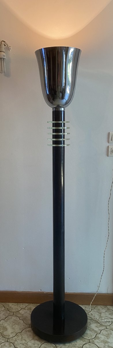 Grand Lampadaire Diffuseur Art Déco XX ème