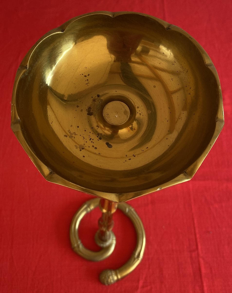 Maison Baguès Gilded Bronze Incense Burner Or Potpourri Dish  , 20th Century-photo-1