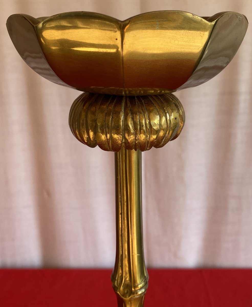 Maison Baguès Gilded Bronze Incense Burner Or Potpourri Dish  , 20th Century-photo-3