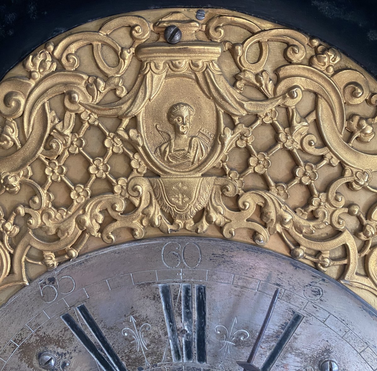Hersant Floor Clock Or Tabletop Clock From Paris, 19th Century-photo-4
