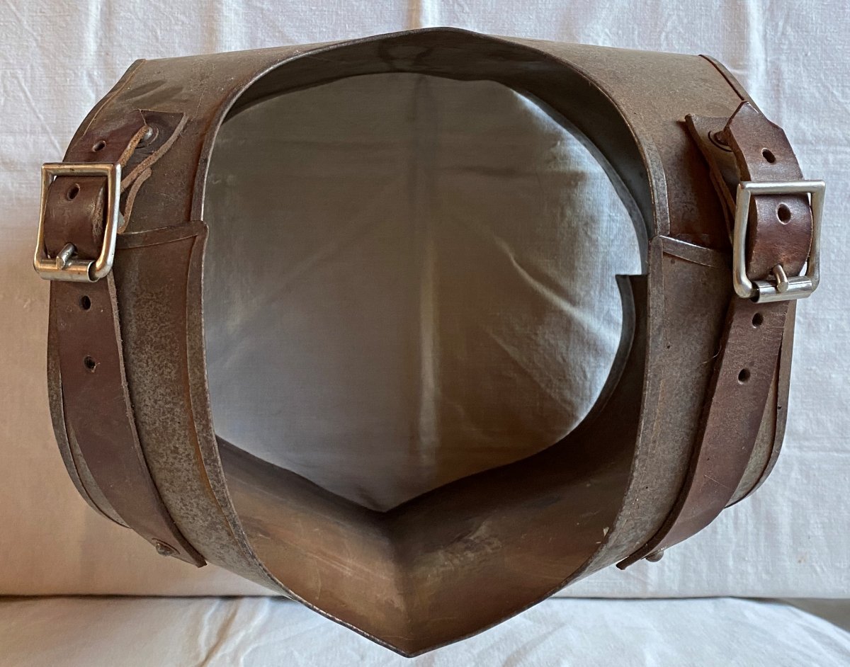 Armure ou Cuirasse pour troupes de cuirassier début du XX ème.-photo-4