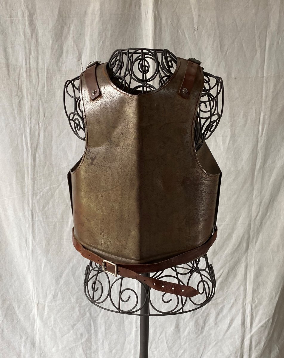 Armure ou Cuirasse pour troupes de cuirassier début du XX ème.-photo-1