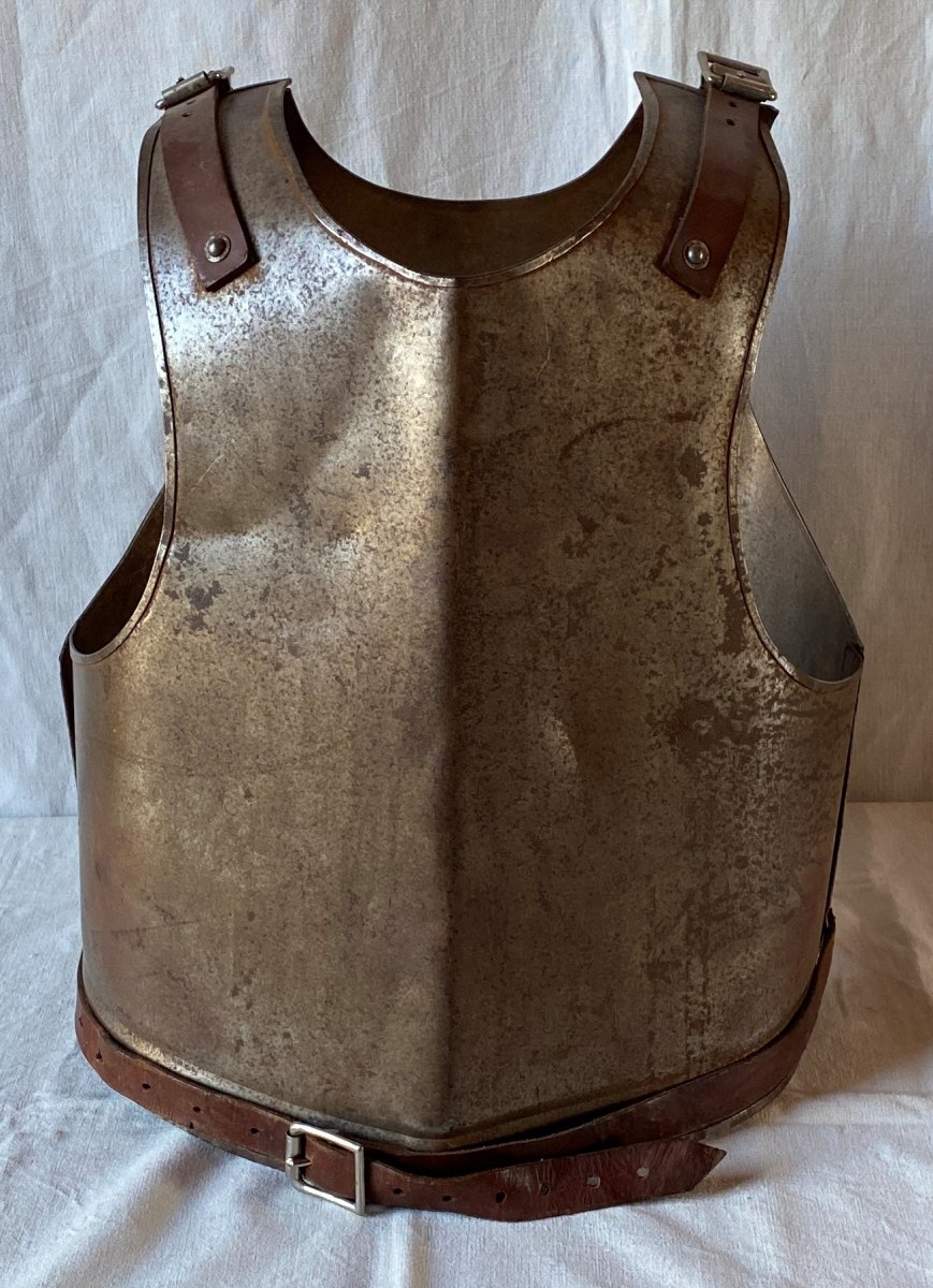 Armure ou Cuirasse pour troupes de cuirassier début du XX ème.-photo-6