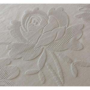 Couverture De Mariage Ou Nappe En Coton Monogrammé Mjs