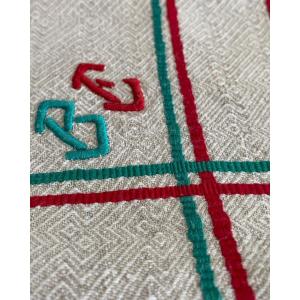10 Basque Table Napkins In Monogrammed Cotton Be