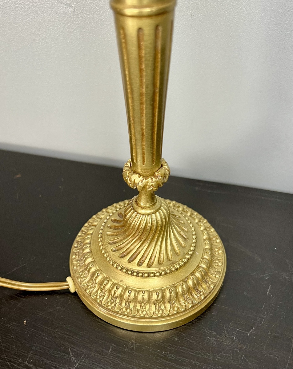 Lampe De Table 1900, Bronze-photo-4