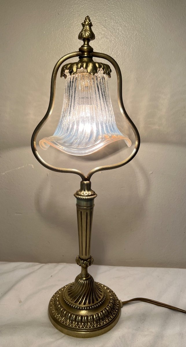Lampe De Table 1900, Bronze-photo-2