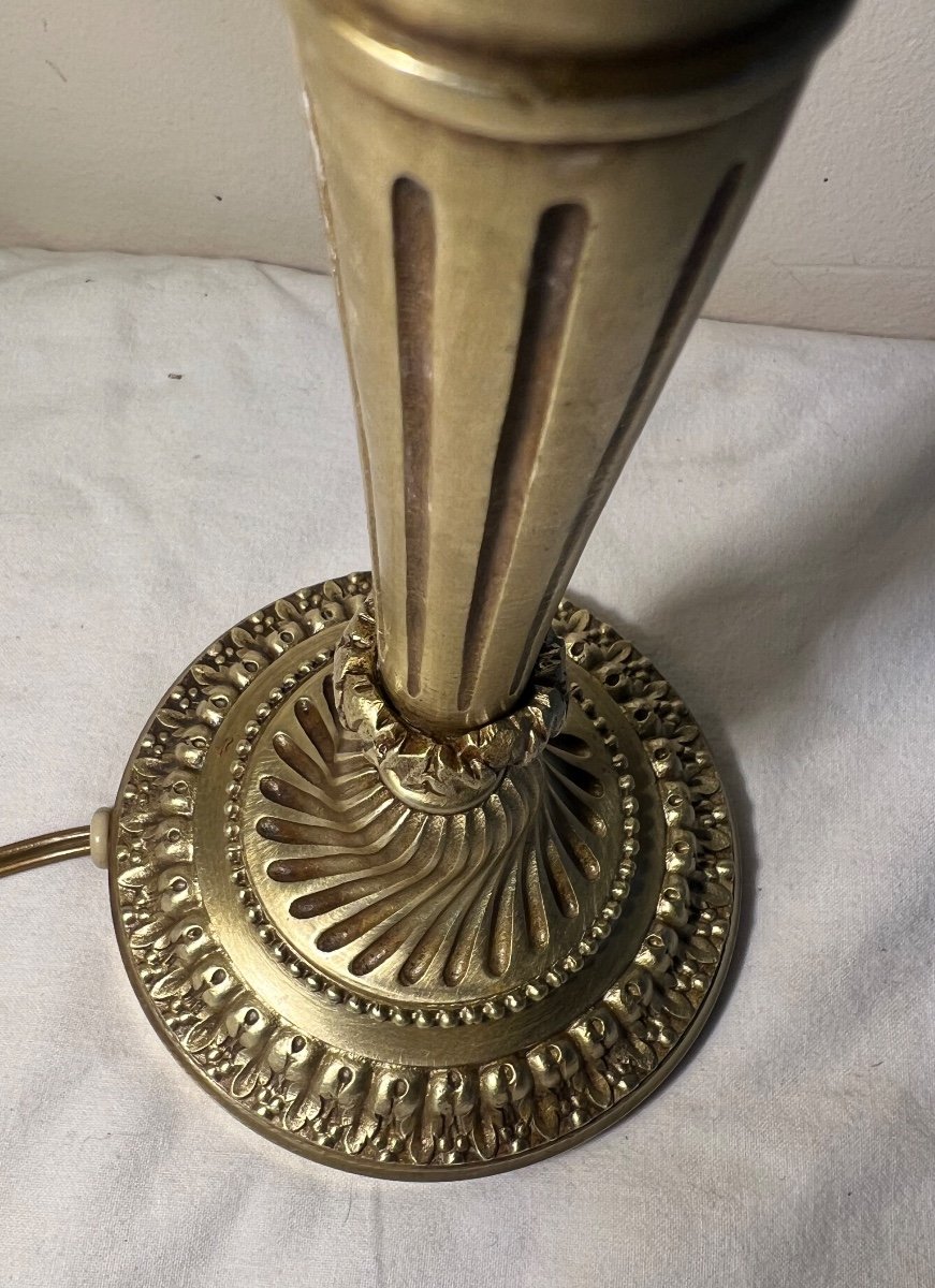 Lampe De Table 1900, Bronze-photo-6