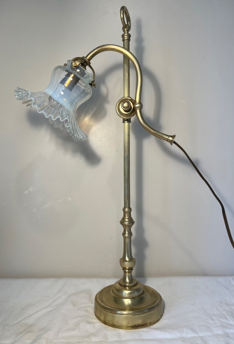 Lampe De Bureau En Bronze -photo-4