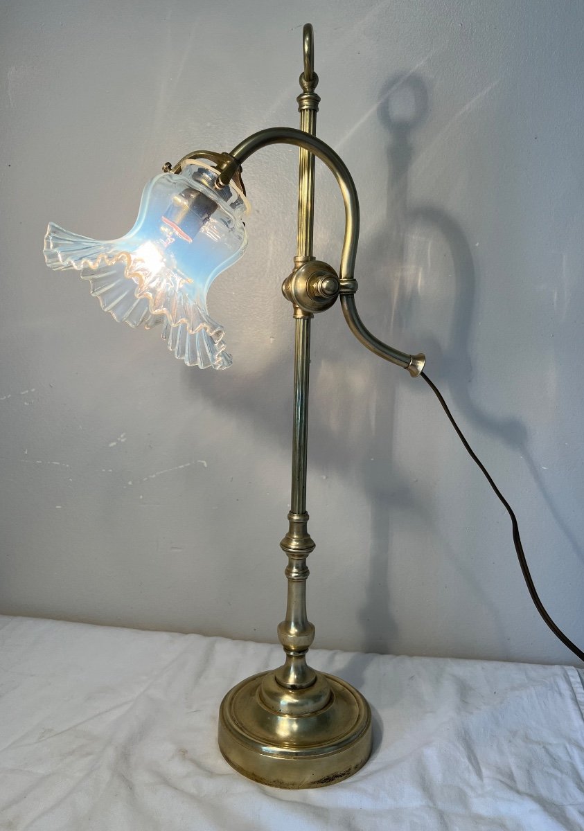Lampe De Bureau En Bronze 