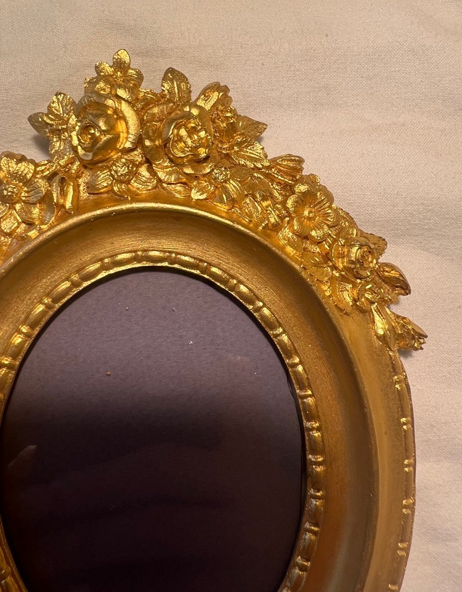 Rococo Gilt Bronze Photo Frame-photo-3