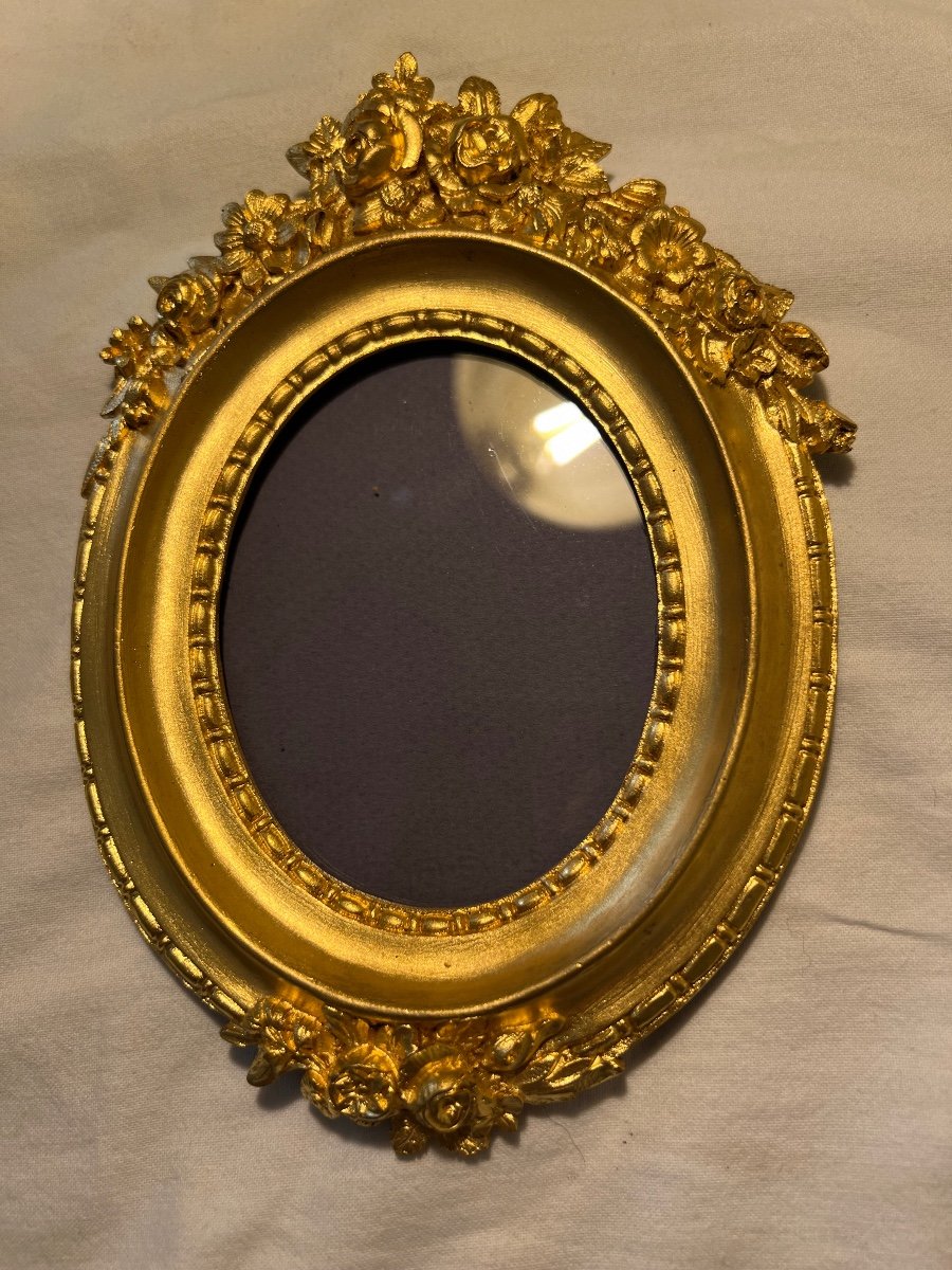 Rococo Gilt Bronze Photo Frame-photo-1