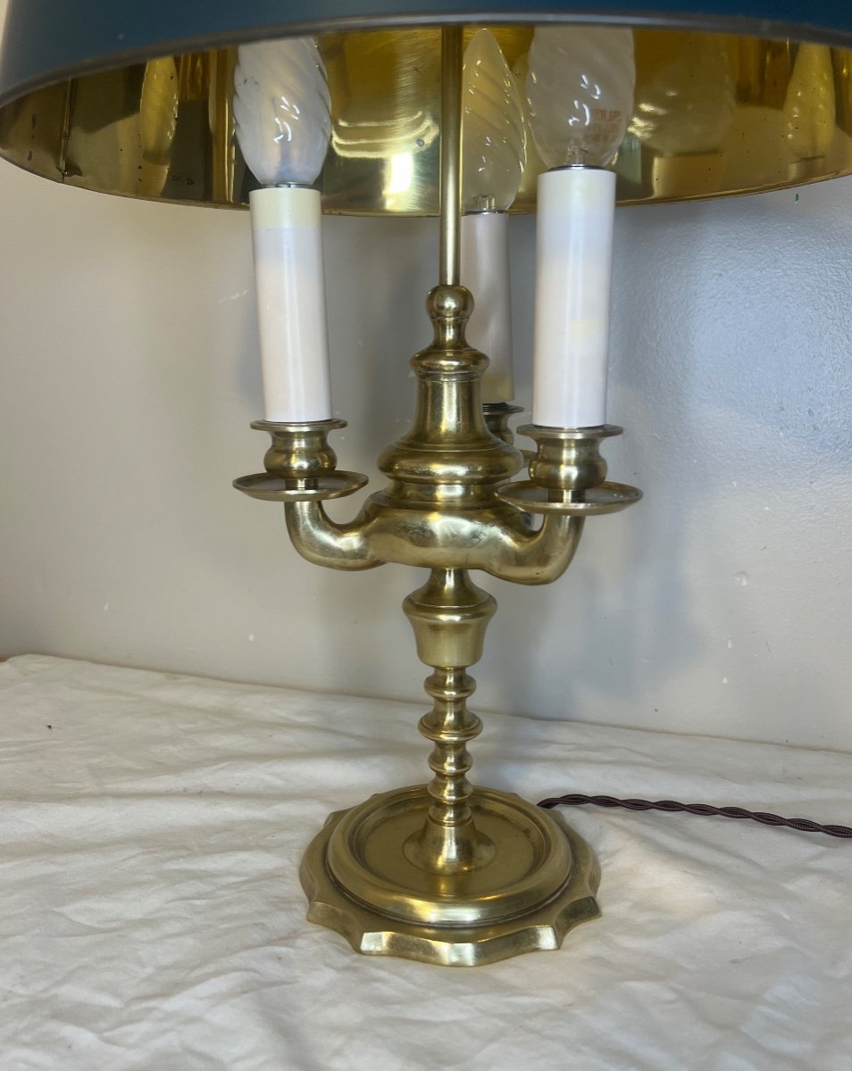 Lampe Bouillotte  Bronze Et Laiton -photo-1