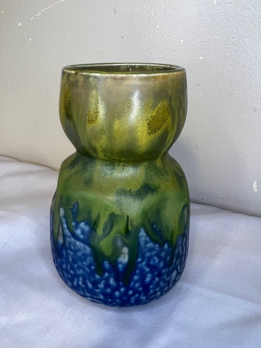 Petit Vase En Grès émaillé-photo-2