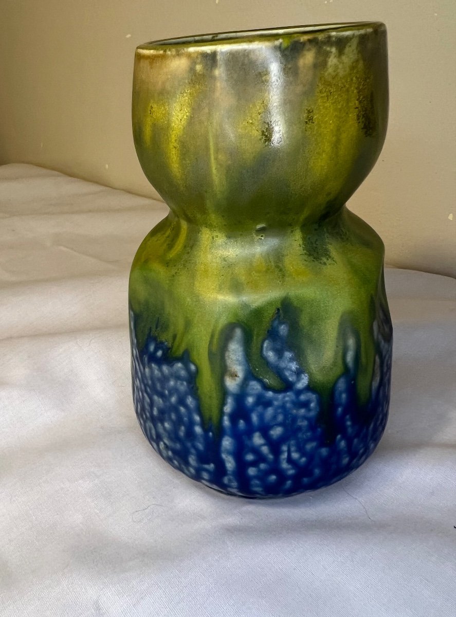 Petit Vase En Grès émaillé-photo-3