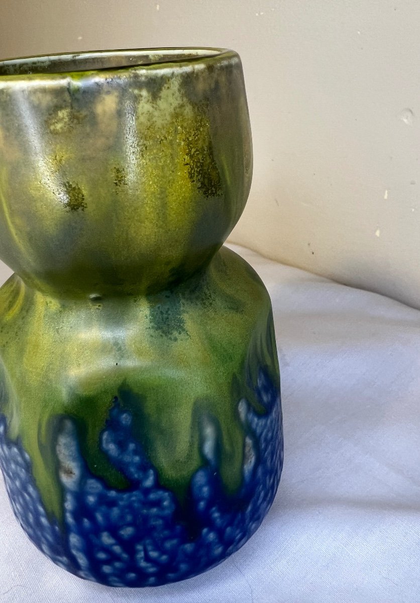Petit Vase En Grès émaillé-photo-4