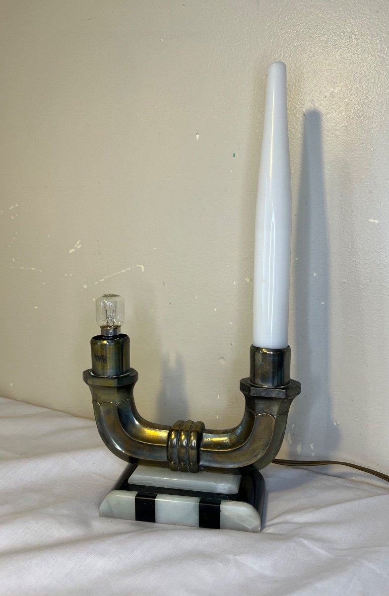 Paire De Lampes De Cheminée-photo-2