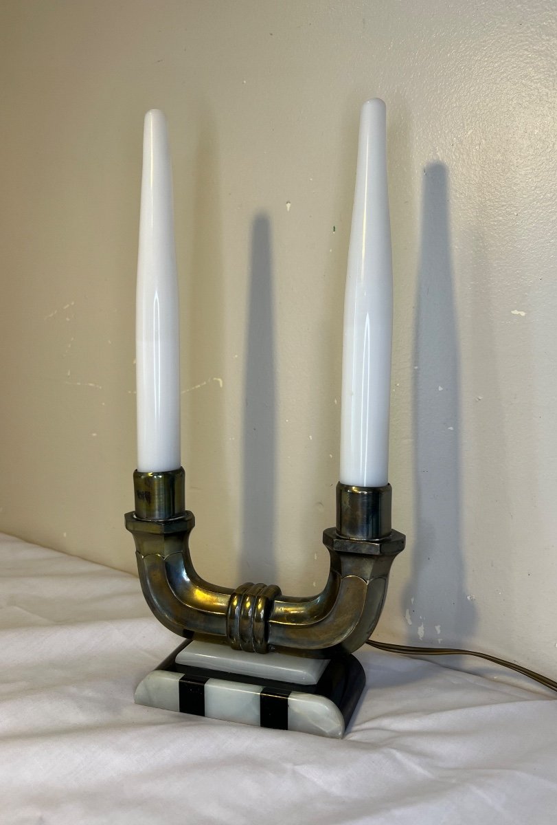 Pair Of Fireplace Lamps-photo-3