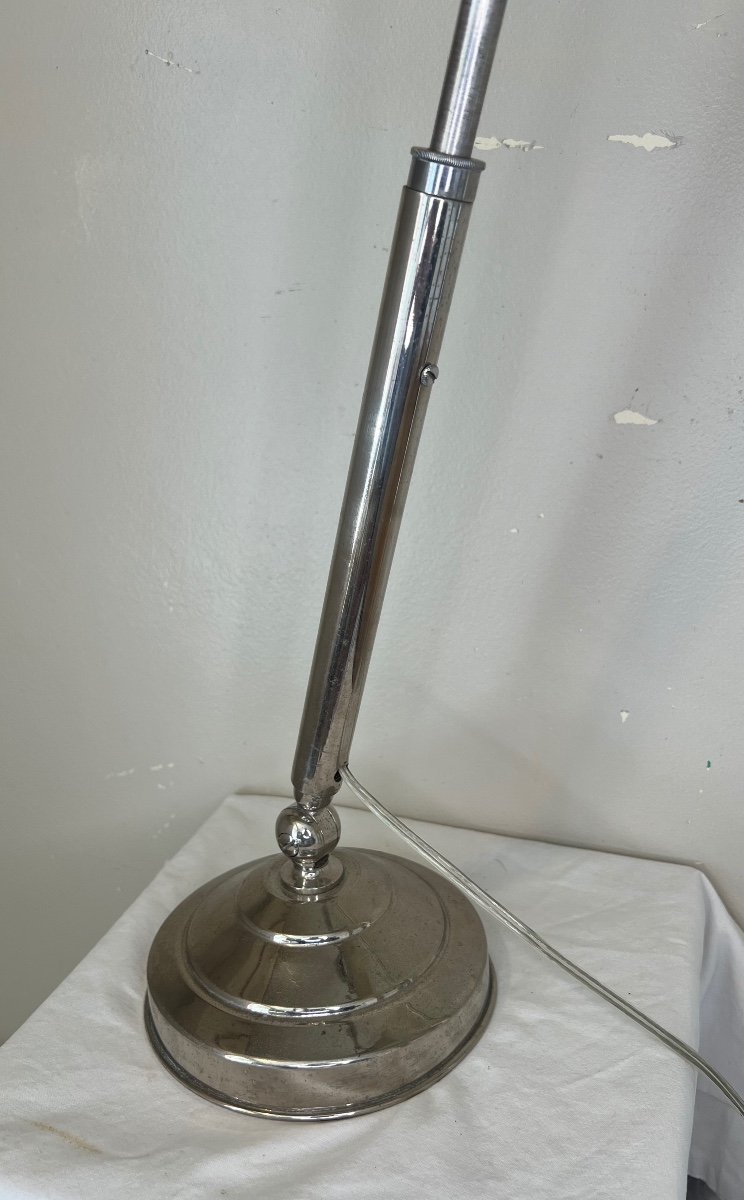 Art Deco Chrome Lamp-photo-4
