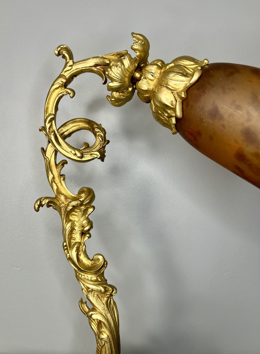Lampe Daum Art Nouveau-photo-2