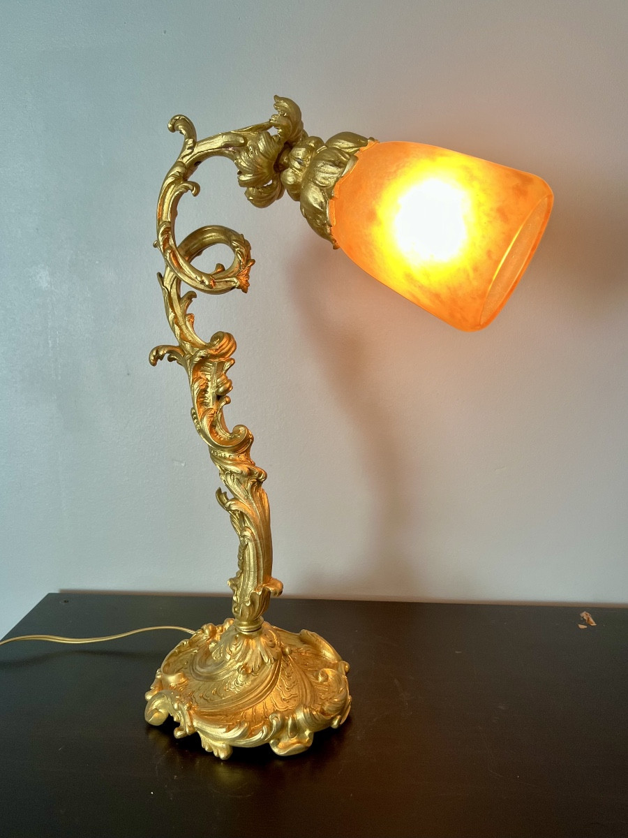 Lampe Daum Art Nouveau-photo-4
