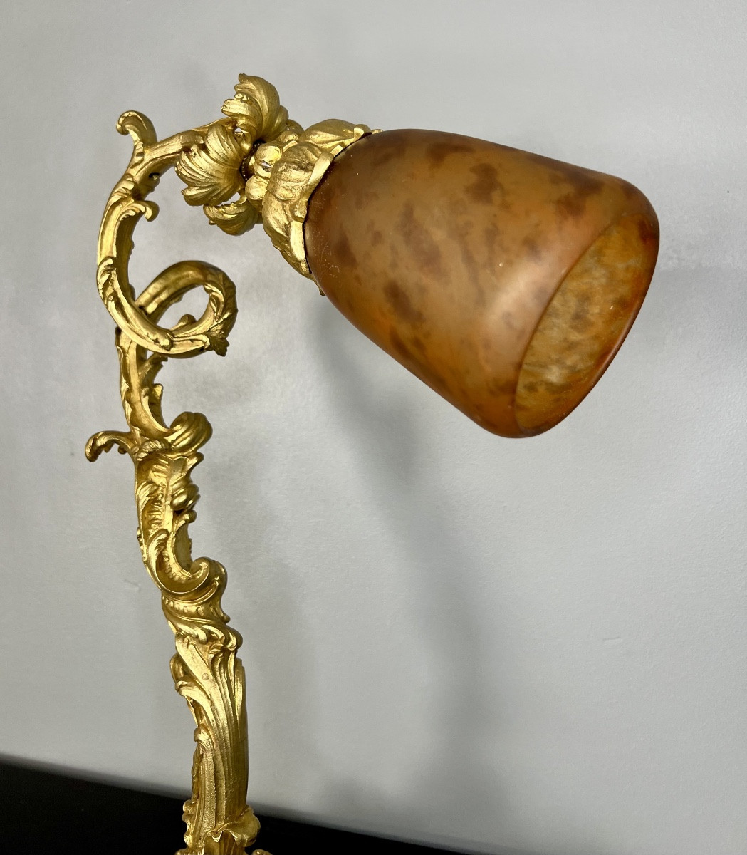 Lampe Daum Art Nouveau-photo-3