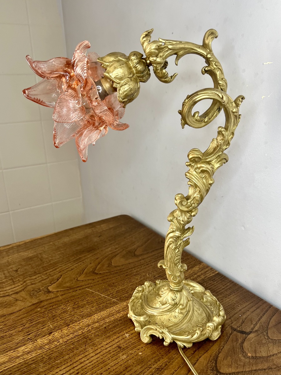 Daum Art Nouveau Lamp-photo-1