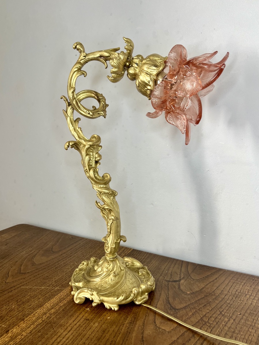 Daum Art Nouveau Lamp-photo-3