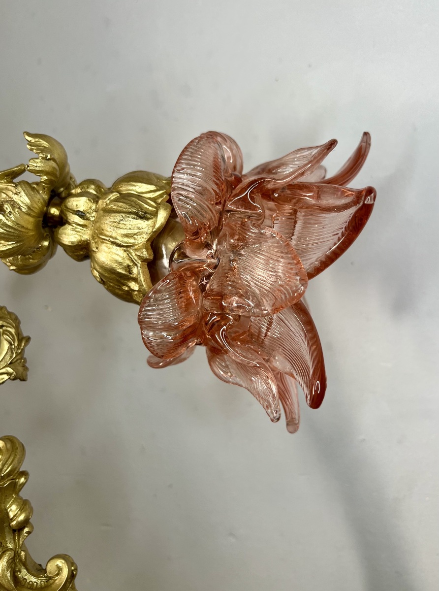 Daum Art Nouveau Lamp-photo-4