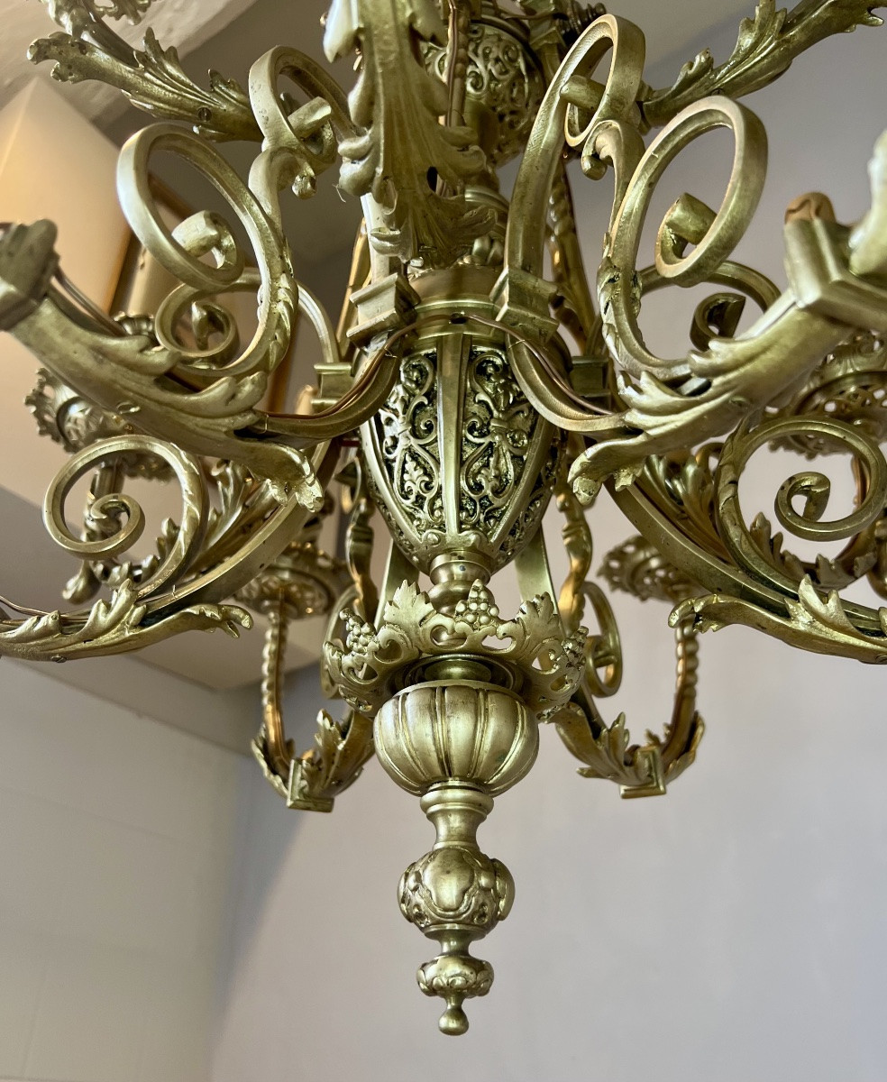 19th Century Chandelier, Neo-gothic -photo-4