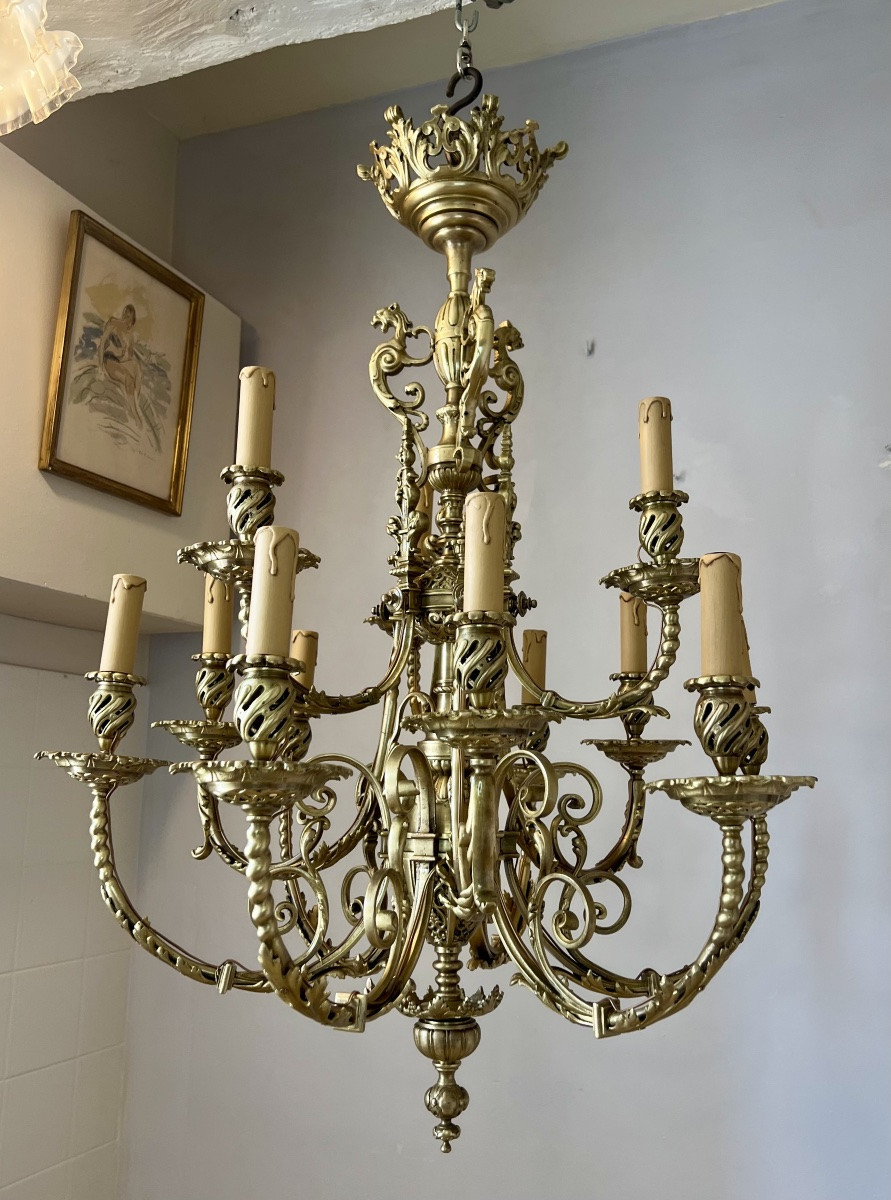 19th Century Chandelier, Neo-gothic -photo-2