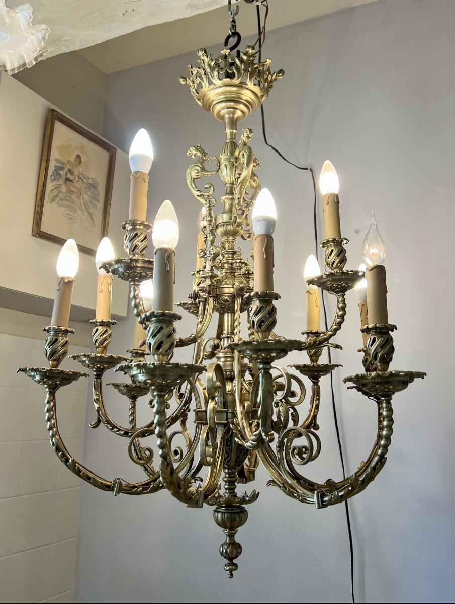 Lustre XIX, néogothique 