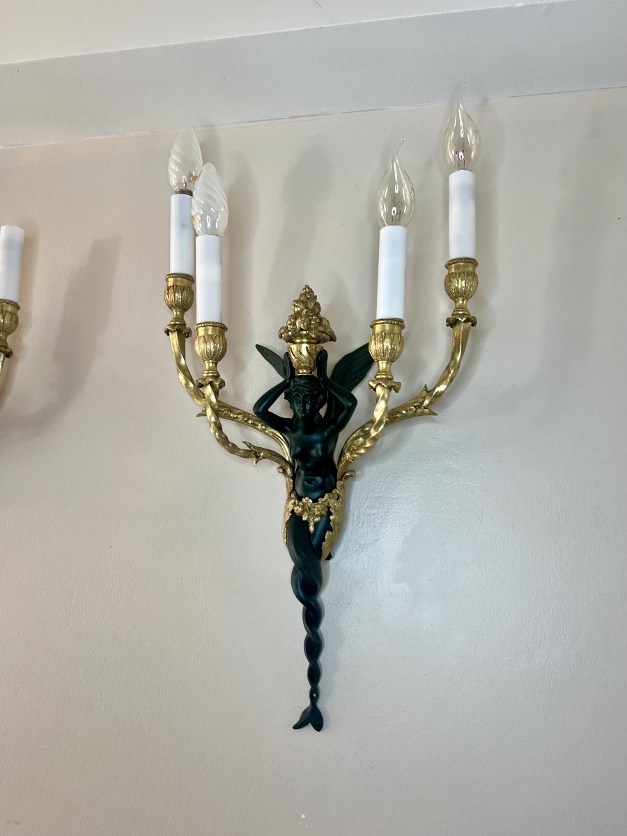 Paire d’appliques Empire -photo-7