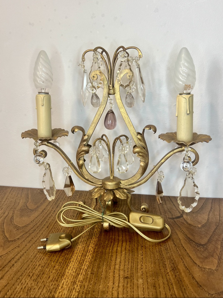 Paire de girandoles art déco -photo-2