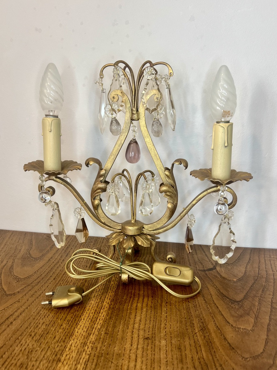 Paire de girandoles art déco -photo-3