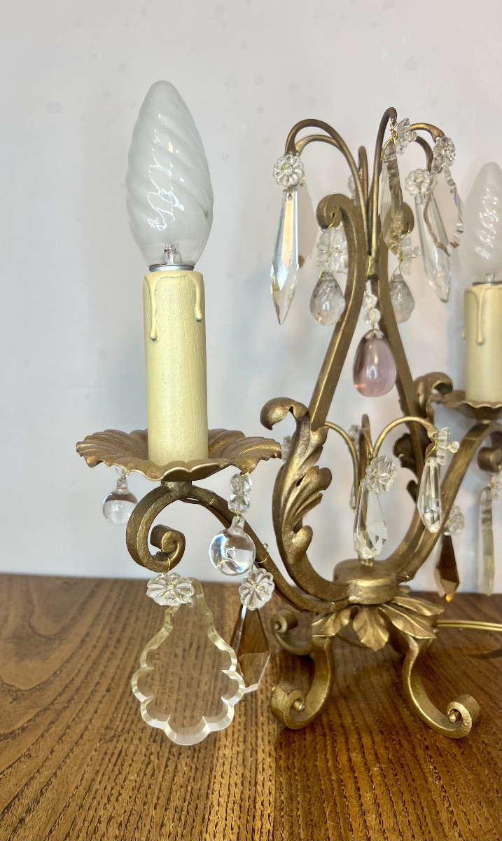 Paire de girandoles art déco -photo-3