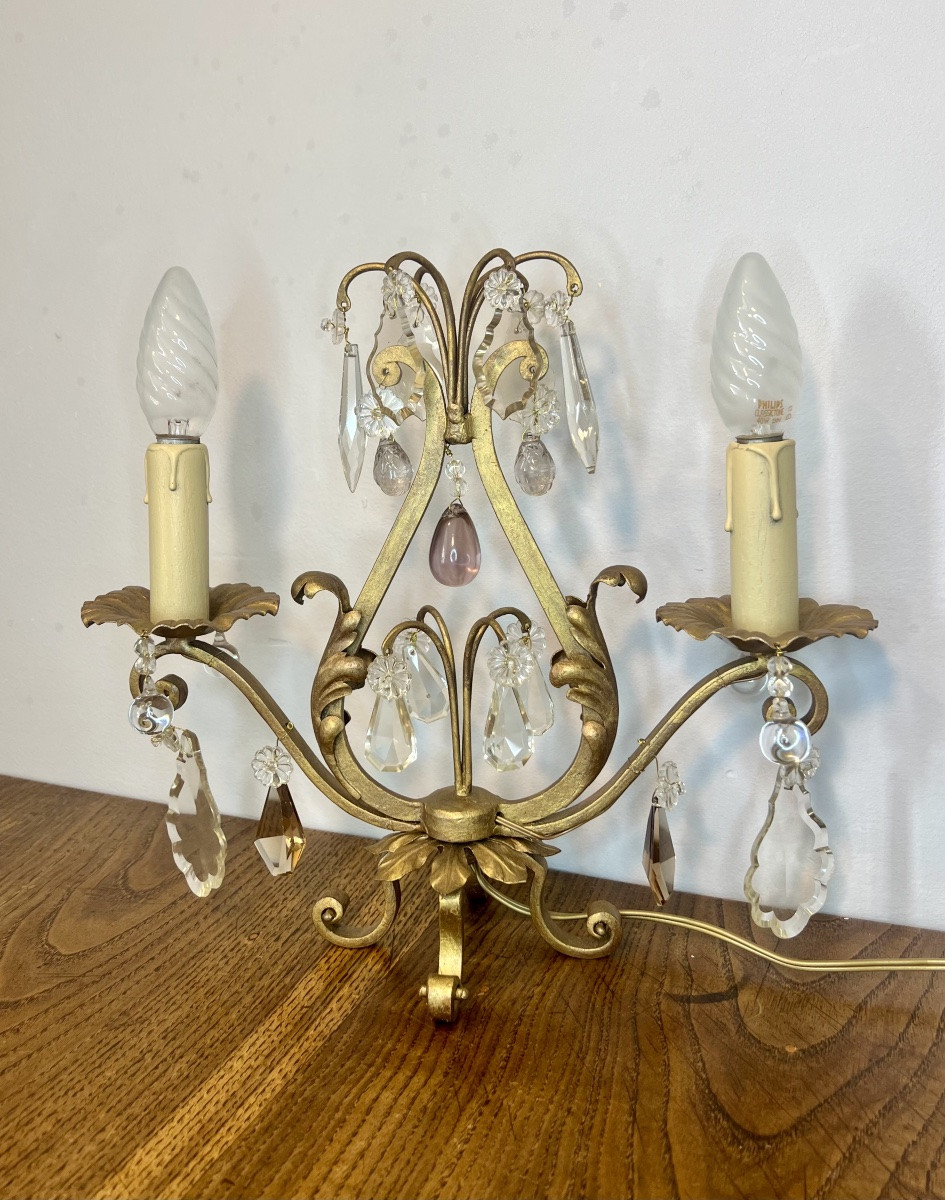 Paire de girandoles art déco -photo-7