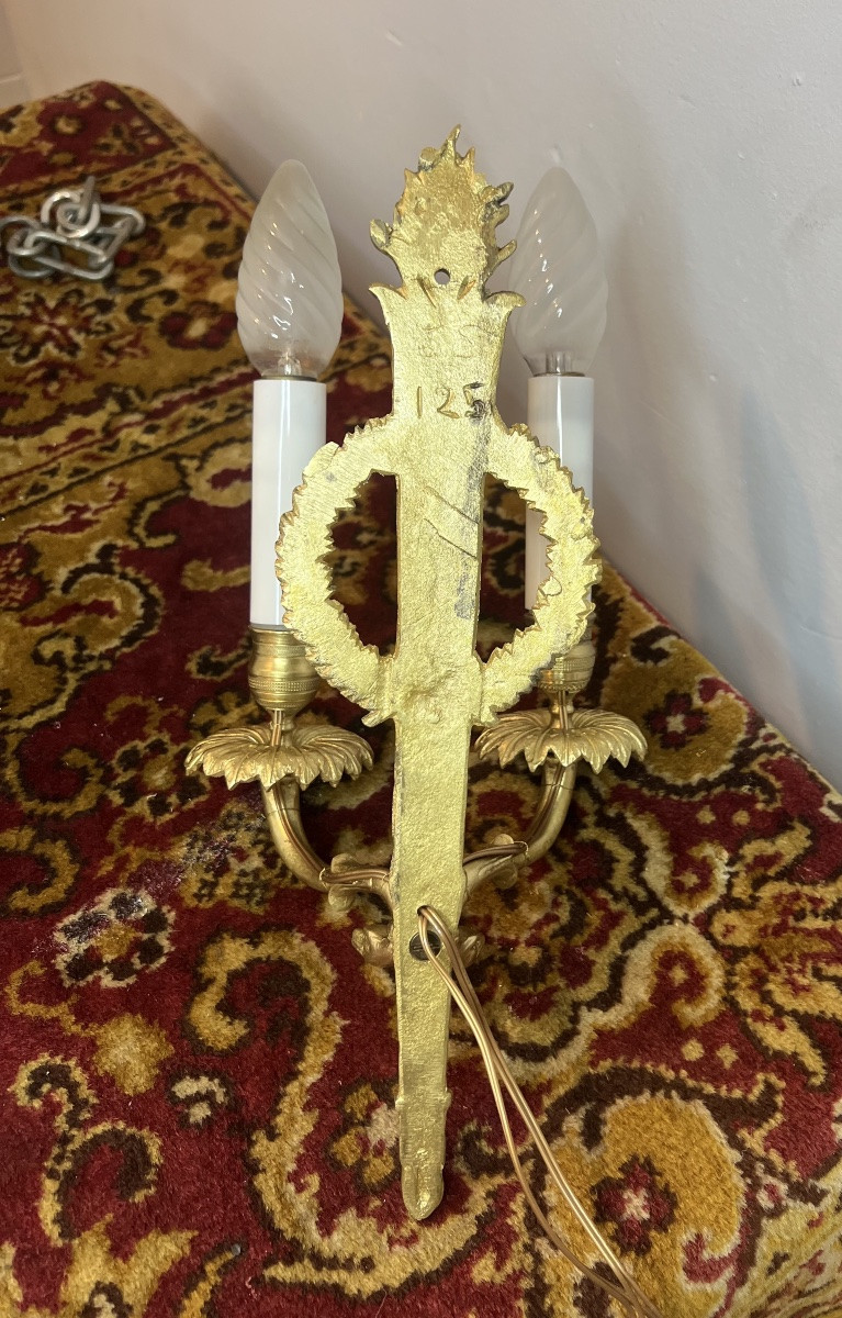 Paire d’appliques d’époque empire -photo-8