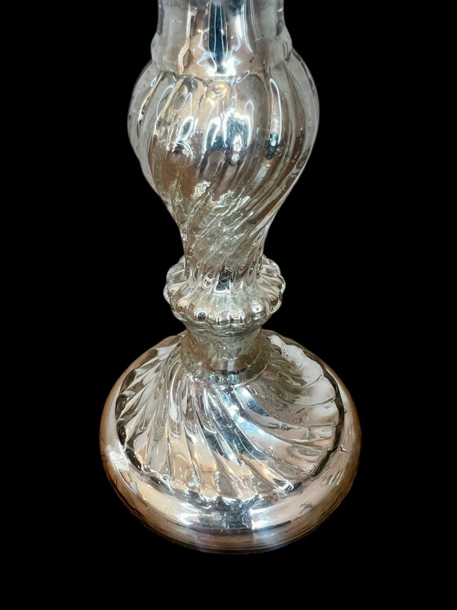 Ensemble de bougeoirs eglomise-photo-2