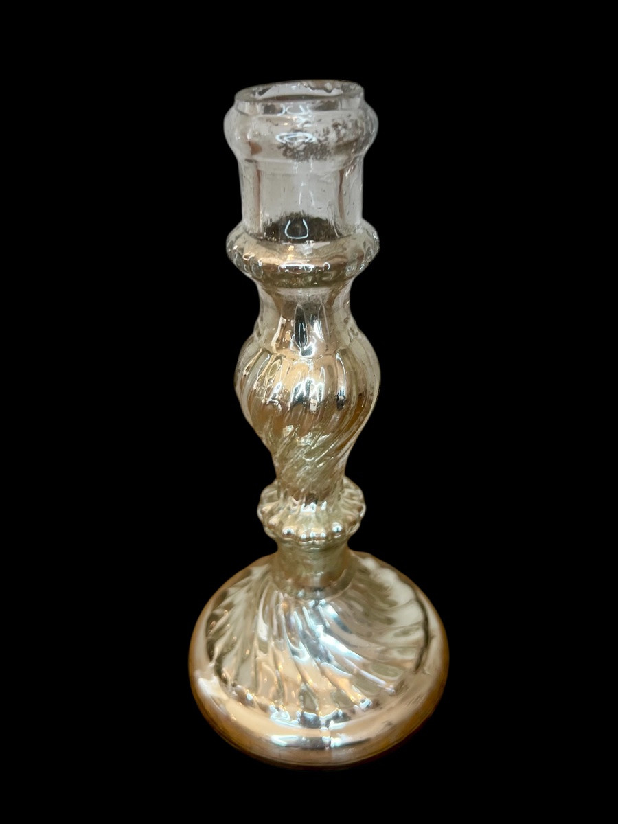 Ensemble de bougeoirs eglomise-photo-3