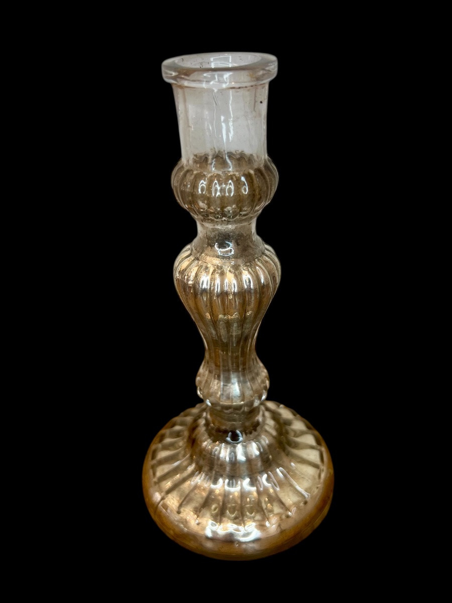 Ensemble de bougeoirs eglomise-photo-6