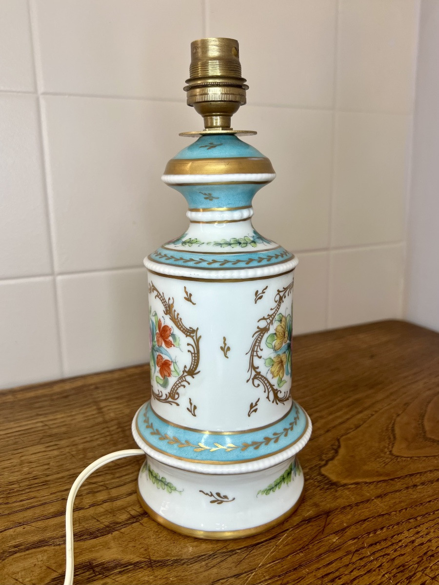 Paire de lampes en porcelaine -photo-4