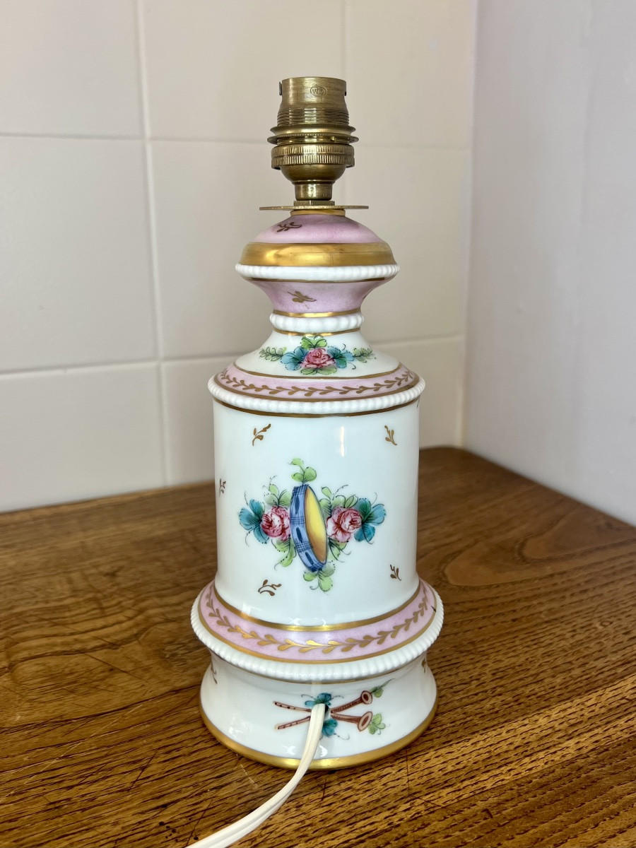 Paire de lampes en porcelaine -photo-8