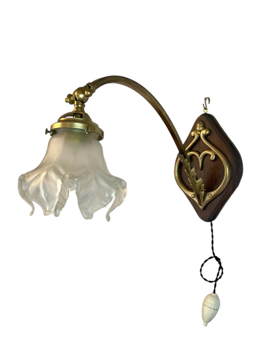 Paire d’appliques art nouveau -photo-2