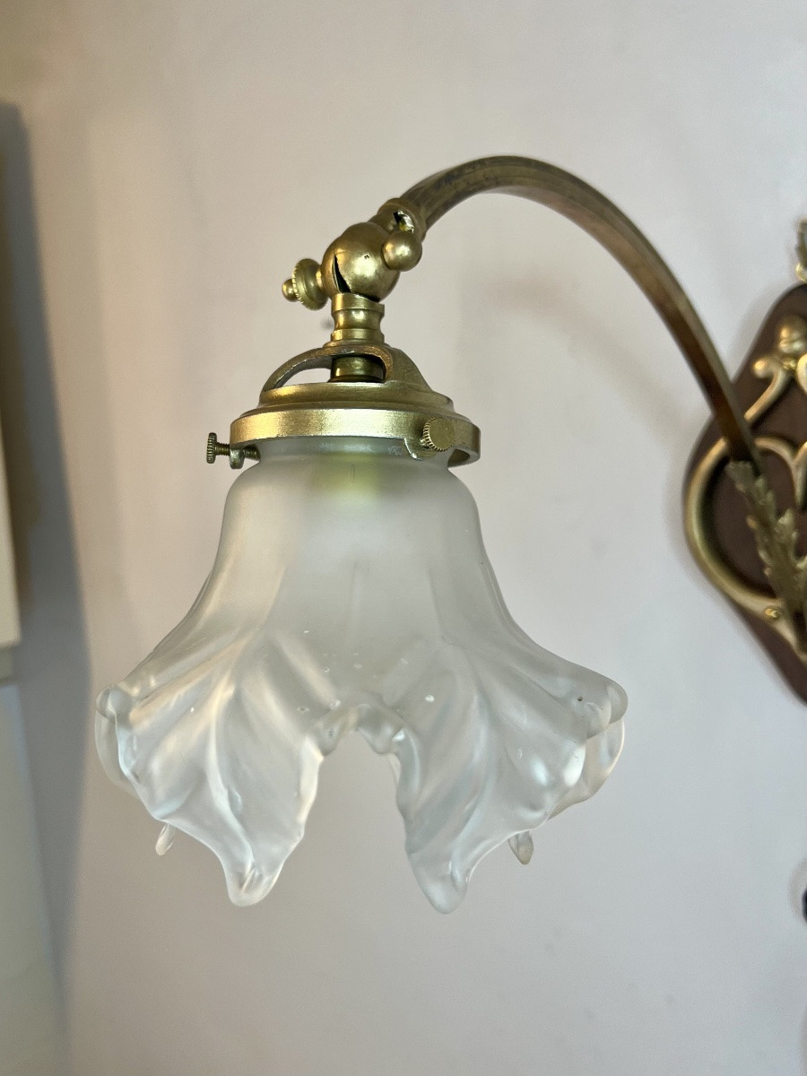 Paire d’appliques art nouveau -photo-2