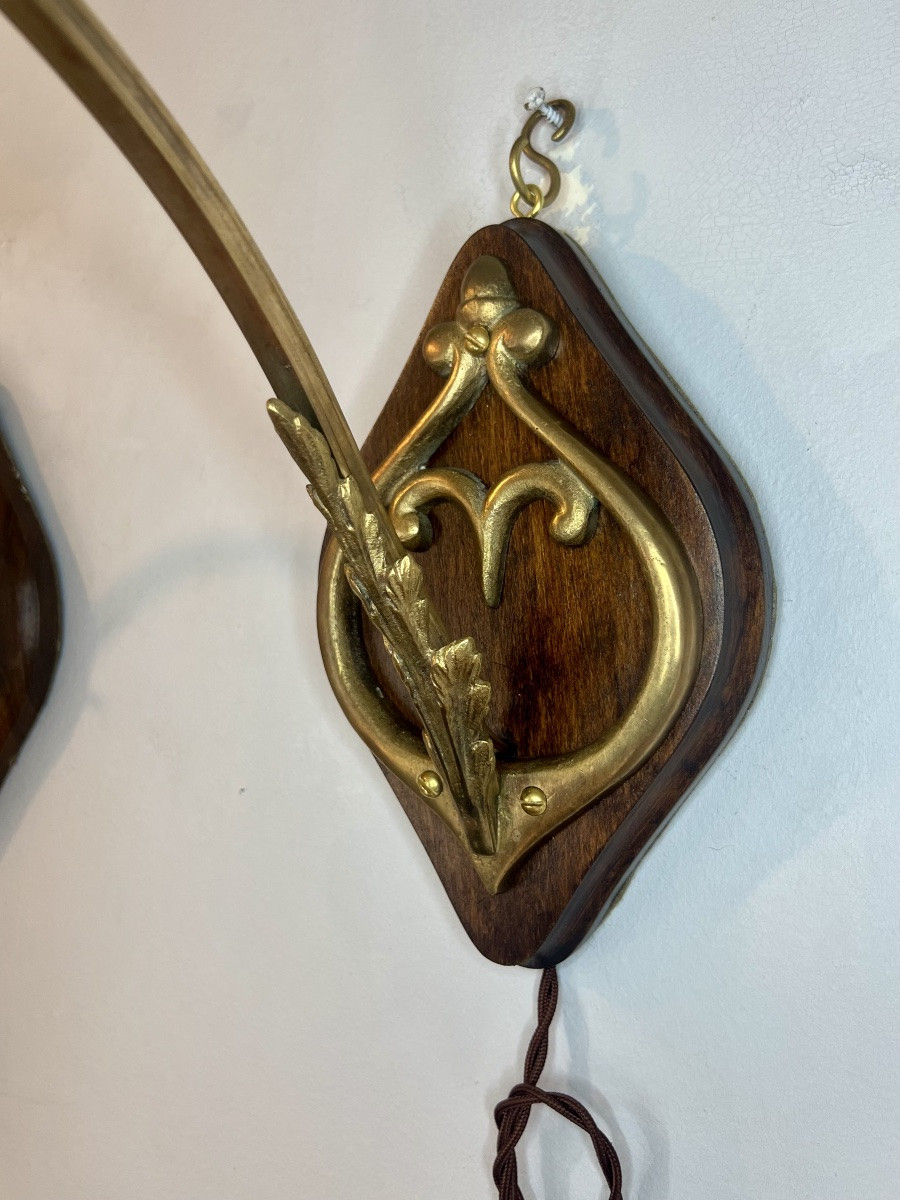 Paire d’appliques art nouveau -photo-7