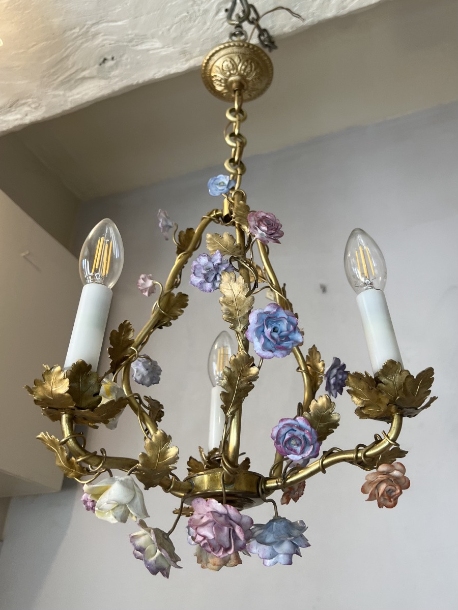 Porcelain Flower Chandelier-photo-2