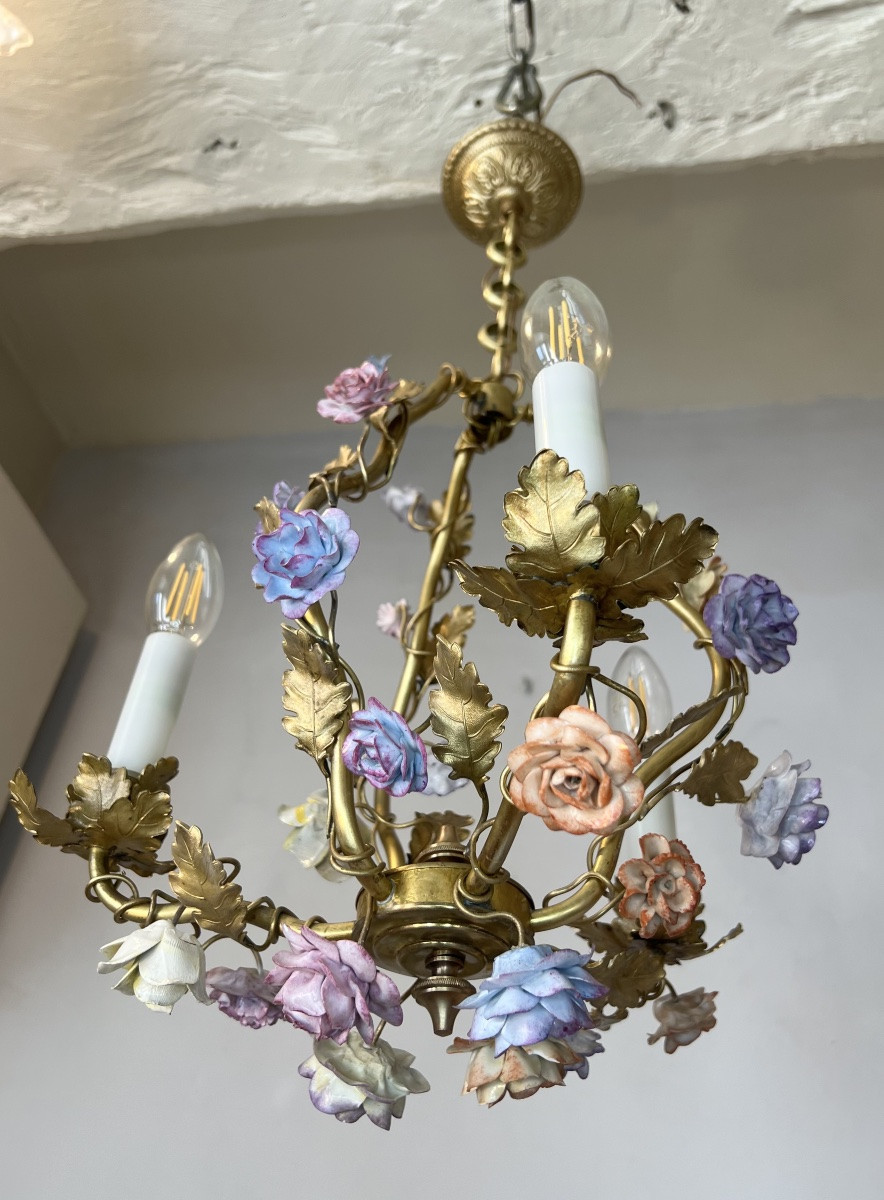 Porcelain Flower Chandelier-photo-1